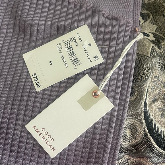 NWT - Good American Jeans Clean Seamless Leggings - Dusty Rose - Picture 5 of 5